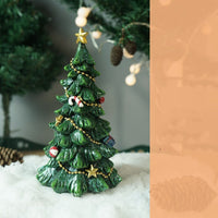 Décoration d'arbre de noël, artisanat en résine pour salle de maison
