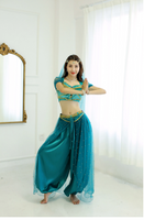 Cosplay Jasmine Costume Princess Belly Dance Performance Costume