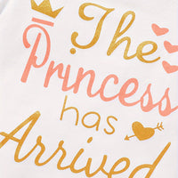 Newborn Baby Girl Outfits Infant Letter Print Romper Tutu Skirt Set