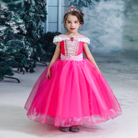 Navidad Cos Zhongda faldas para niñas vestido de princesa Ailo de la Bella Durmiente