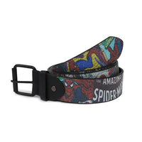 Spiderman PU Leather Graphic Belt & Canvas Grommet Belt Set