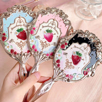 Flower Knows Strawberry Rococo Series Hand Mirror