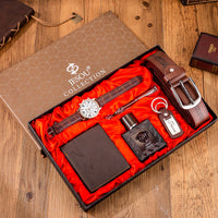 Quartz Watch With Belt Gift Set