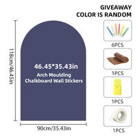 Arched Blackboard Wall Sticker