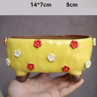 Stoneware Succulent Plant Pot