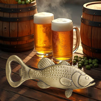 Sea Bass Bottle Opener With Velvet Bag