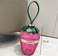 Rhinestone Strawberry Handbag