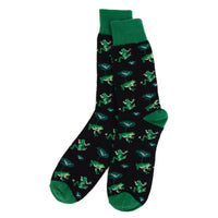 Green Frogs Novelty Socks (Mens)