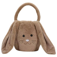 Long Eared Rabbit Easter Bag Basket Plush Gift
