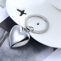 Stainless Steel Locket Keychain