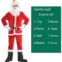 Santa Full Set Performance Costumes