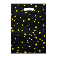 Solid Color Gold Star Aluminum Film Party Favor Gift Bags (10 Pcs)