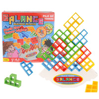 Jeu de puzzle d'équilibrage de tour Tetra Block