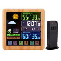 Wireless Weather Clock With Multi-function Touch Screen Keys