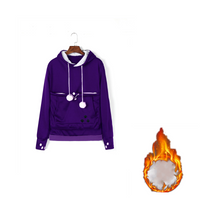 Lindas sudaderas con capucha con bolsillo para mascotas para gato