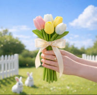 Home-style Hotel Wedding Photography Props Artificial Tulips