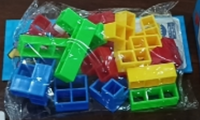 Jeu de puzzle d'équilibrage de tour Tetra Block