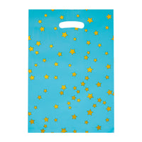 Solid Color Gold Star Aluminum Film Party Favor Gift Bags (10 Pcs)