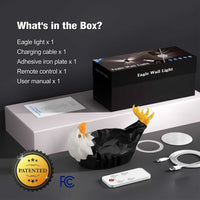 Bald Eagle Wall Light With Remote Control
