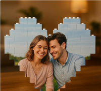 Photo Of A Heart-shaped Building Block Set
