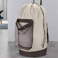 Mochila de lavandería sencilla y práctica.