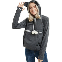 Lindas sudaderas con capucha con bolsillo para mascotas para gato