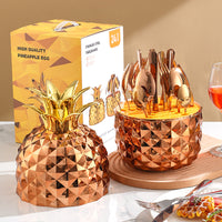 Pineapple Stainless Steel Silverware Gift Set