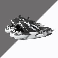 Two-color Shark Thick-soled Sandals