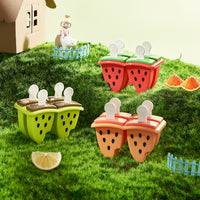 Watermelon Ice Cream Popsicle Molds