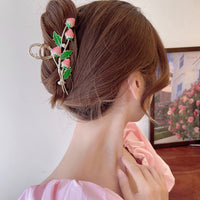 Strawberry Metal Hair Clip