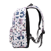 Sac à dos imprimé chat à grosse tête de dessin animé