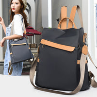 Bolso de hombro de tela de nailon simple a la moda para mujer