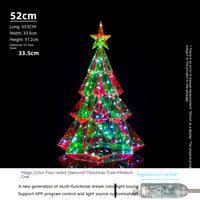 Colorful Christmas Tree Luminous Decoration