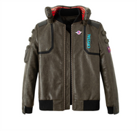 Veste en cuir Cos Same Style pour hommes