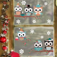 Winter Owls Wall Decals
