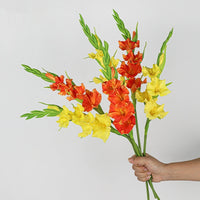 Simulation PU Gladiolus Wedding Hall Home Living Room Soft Decoration Photography Props
