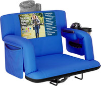 Alpcour Premium Reclining Stadium Seat For Bleachers With Back Support