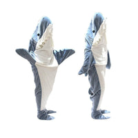 Sac de couchage à capuche super doux Shark Blanket