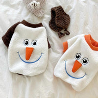 Snowman Dog Sweatshirt