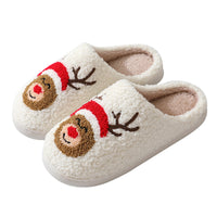 Zapatillas peludas navideñas