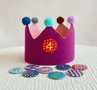 Korean Ins Style Children's Birthday Hat Crown Ball Party Theme Hat Photography Photo Props