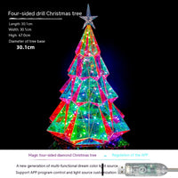 Colorful Christmas Tree Luminous Decoration