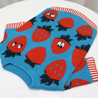 Cartoon Strawberry Dog Sweater