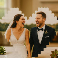 Photo Of A Heart-shaped Building Block Set