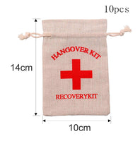 Hangover Recovery Kit Drawstring Bags
