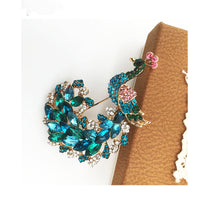 Broche De Pavo Real Moda Retro Europea Y Americana