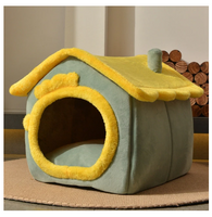 Foldable Dog House Pet Cat Bed Winter Dog Villa Sleep Kennel