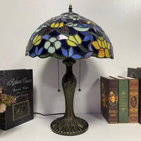 Exquisite Bird Strawberry Pattern Tiffany Table Lamp