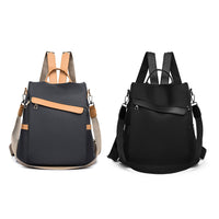 Bolso de hombro de tela de nailon simple a la moda para mujer