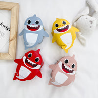 Sac à collation pour bébé, nouveau sac à bandoulière mignon de dessin animé petit requin, sac messager Simple, paquet de changement